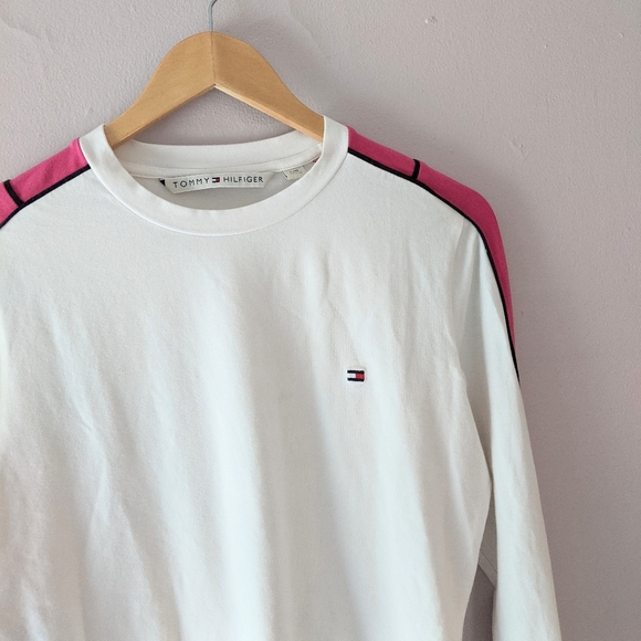 Tommy Hilfiger Pink Stripe Cotton Longsleeve - Picture 6 of 8